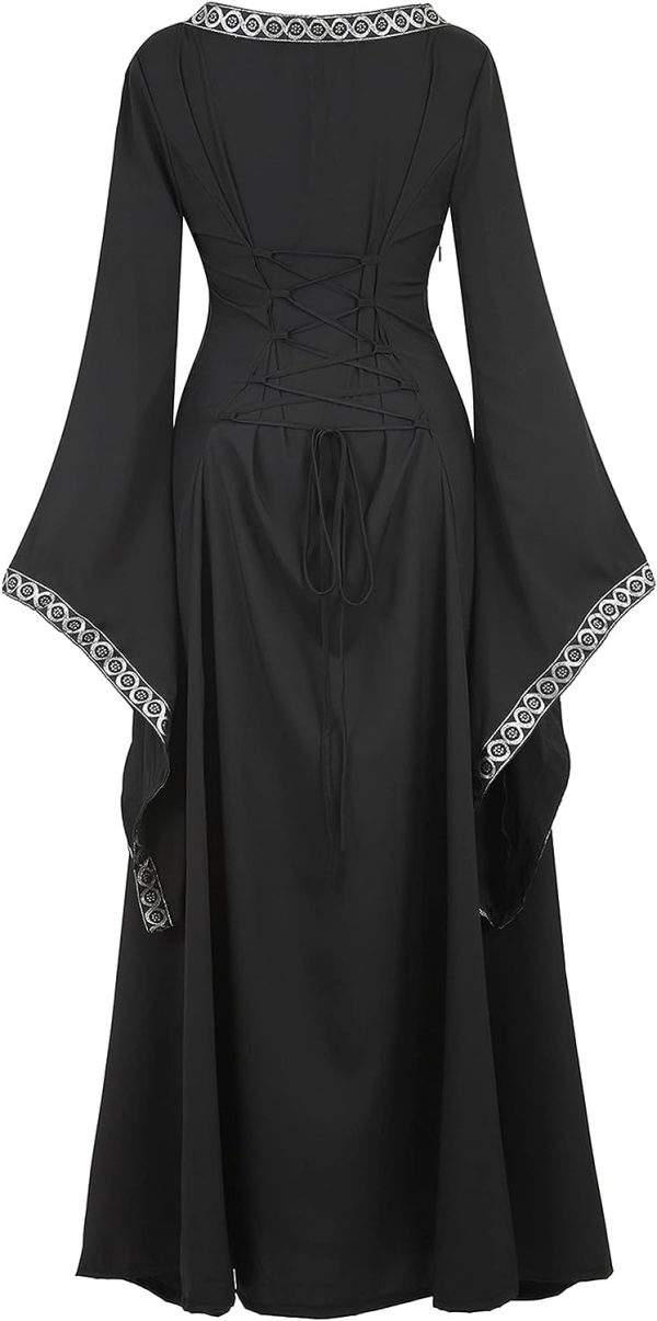 Fantasia Vestido Mulher Vitoriana Medieval Adulto Feminino Fantasia Vestido Mulher Vitoriana Medieval Adulto Feminino