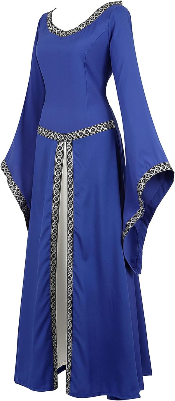 Fantasia Vestido Mulher Vitoriana Medieval Adulto Feminino Fantasia Vestido Mulher Vitoriana Medieval Adulto Feminino