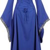 Fantasia Vestido Mulher Vitoriana Medieval Adulto Feminino