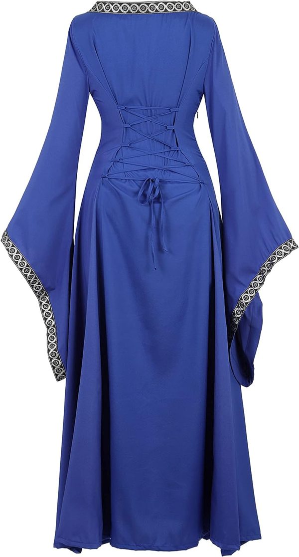 Fantasia Vestido Mulher Vitoriana Medieval Adulto Feminino Fantasia Vestido Mulher Vitoriana Medieval Adulto Feminino