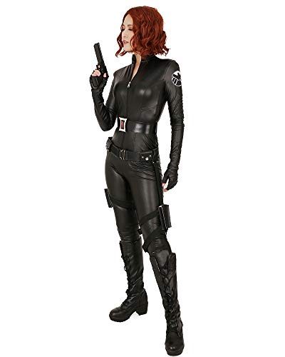 Fantasia Viúva Negra Luxo Adulto Os Vingadores Cosplay Fantasia Viúva Negra Luxo Adulto Os Vingadores Cosplay