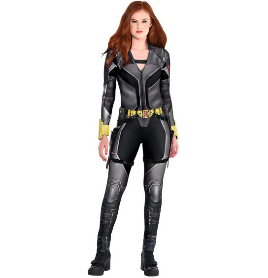 Fantasia Viúva Negra Luxo Os Vingadores Adulto Preto Party