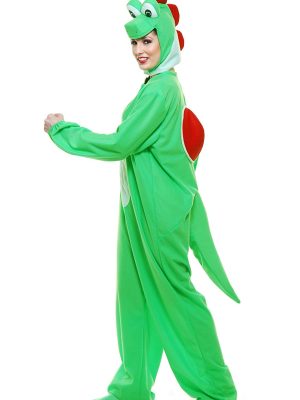 Fantasia Yoshi Macacão Adulto Feminino Fantasia Yoshi Macacão Adulto Feminino