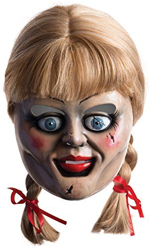 Máscara Annabelle Chucky Adulto Luxo Máscara Annabelle Chucky Adulto Luxo