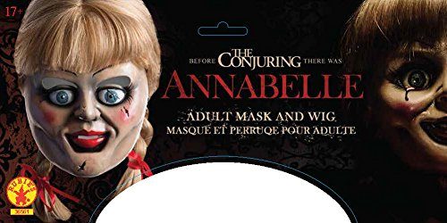 Máscara Annabelle Chucky Adulto Luxo Máscara Annabelle Chucky Adulto Luxo