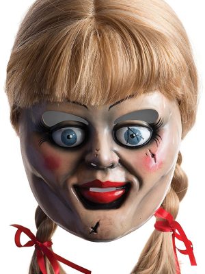 Máscara Annabelle Chucky Adulto Luxo Máscara Annabelle Chucky Adulto Luxo