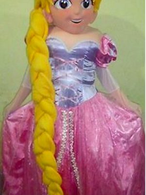 Mascote Princesa Rapunzel Luxo