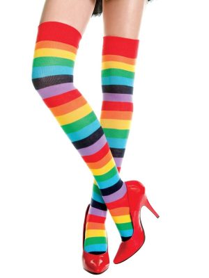 Meia Calça Listradas Colorida Meia Calça Listradas Colorida