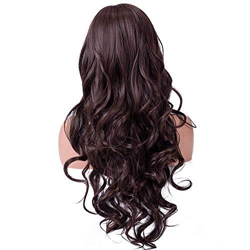 Peruca Adulto Feminino Castanho Ondulado Longo Peruca Adulto Feminino Castanho Ondulado Longo