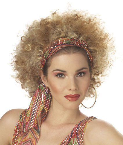 Peruca Adulto Loira Cacheado Peruca Adulto Loira Cacheado