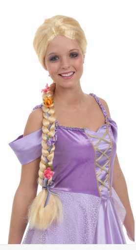 Peruca Adulto Rapunzel Enrolados Peruca Adulto Rapunzel Enrolados