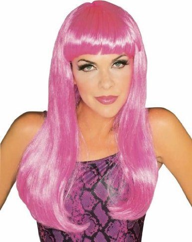 Peruca Adulto Rosa Sexy Peruca Adulto Rosa Sexy