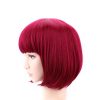 Peruca Adulto Sexy Chanel Vermelho