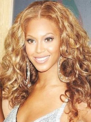 Peruca Beyonce Loira Cabelo Humano
