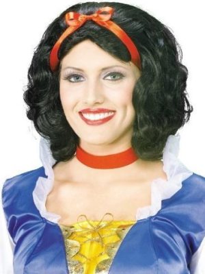 Peruca Branca de Neve Adulto Luxo Peruca Branca de Neve Adulto Luxo