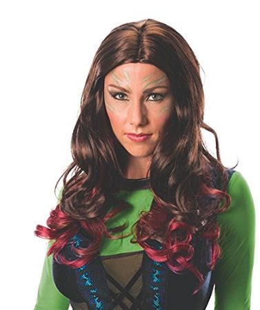 Peruca Gamora Guardiões da Galáxia 2 Adulto Peruca Gamora Guardiões da Galáxia 2 Adulto
