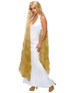 Peruca Rapunzel Enrolados Super Longa