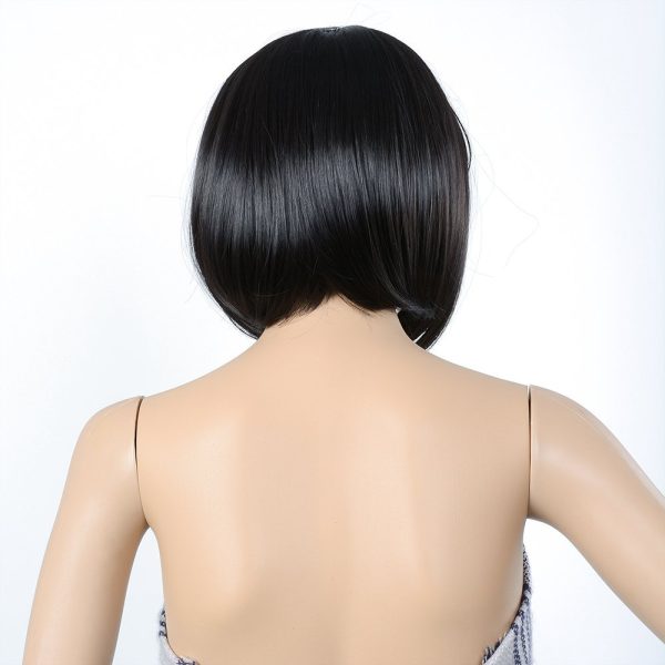 Peruca Resistente ao calor Preta Adulto Luxo Peruca Resistente ao calor Preta Adulto Luxo