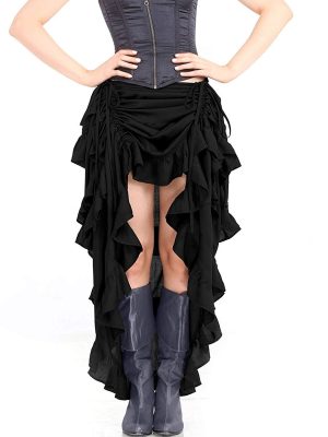 Saia Velho Oeste Luxo Adulto Feminino Várias Cores Saia Velho Oeste Luxo Adulto Feminino Várias Cores