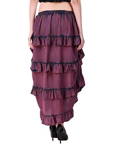 Saia Velho Oeste Luxo Adulto Feminino Várias Cores