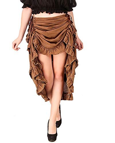 Saia Velho Oeste Luxo Adulto Feminino Várias Cores