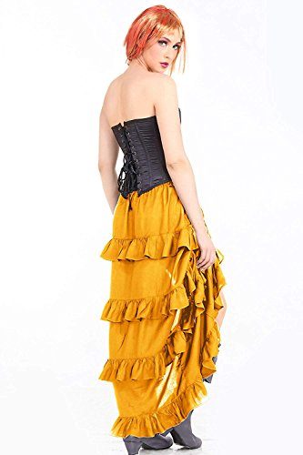 Saia Velho Oeste Luxo Adulto Feminino Várias Cores
