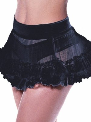 Saiote Feminino Adulto Preto Curto Saiote Feminino Adulto Preto Curto