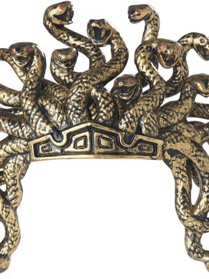 Tiara Coroa Medusa Dourada Tiara Coroa Medusa Dourada