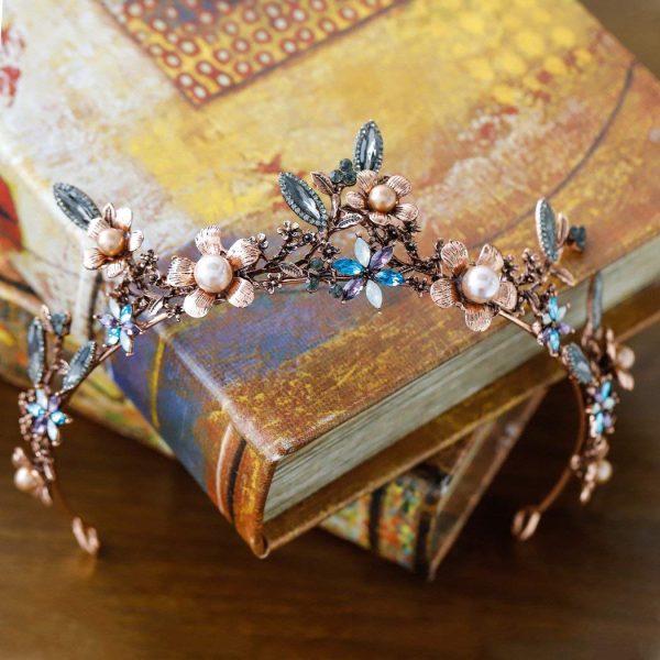Tiara Coroa Princesa Profissional Floral Adulto Tiara Coroa Princesa Profissional Floral Adulto