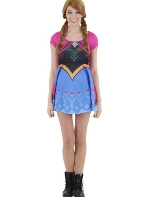 Vestido Fantasia Ana Uma Aventura Congelante Luxo Vestido Fantasia Ana Uma Aventura Congelante Luxo