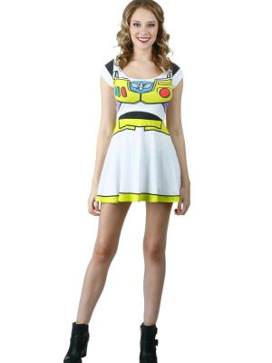 Vestido Fantasia Buzz Toy Story Adolescente Luxo Vestido Fantasia Buzz Toy Story Adolescente Luxo