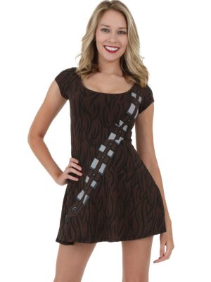 Vestido Fantasia Chewbacca Star Wars Adolescente Luxo Vestido Fantasia Chewbacca Star Wars Adolescente Luxo