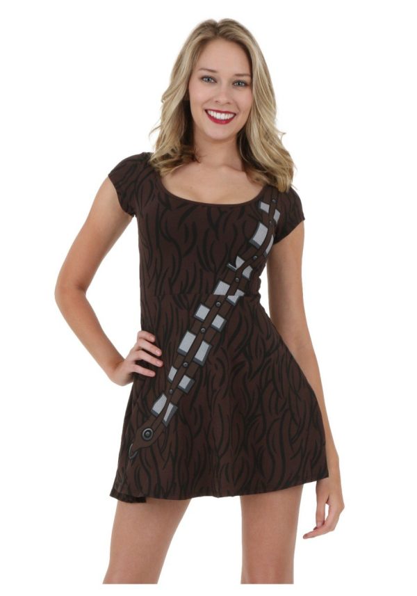 Vestido Fantasia Chewbacca Star Wars Adolescente Luxo Vestido Fantasia Chewbacca Star Wars Adolescente Luxo
