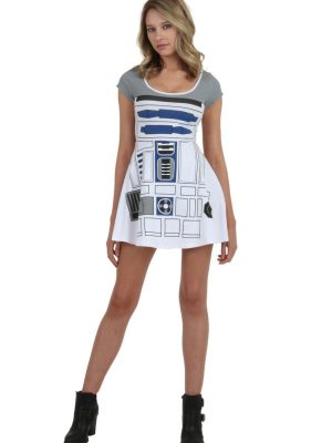 Vestido Fantasia R2D2 Star Wars Adolescente Vestido Fantasia R2D2 Star Wars Adolescente