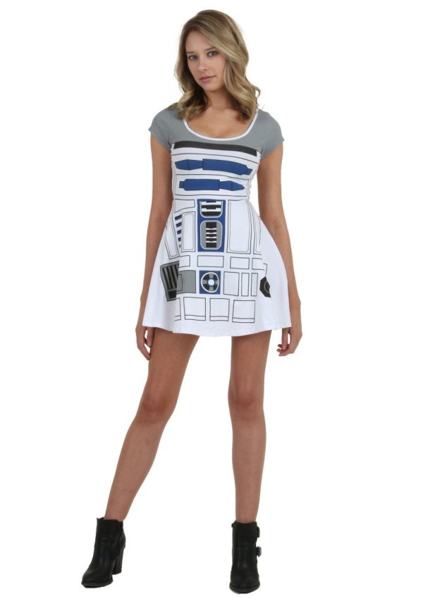 Vestido Fantasia R2D2 Star Wars Adolescente Vestido Fantasia R2D2 Star Wars Adolescente
