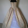Vestido Renaissance Dourado Adulto