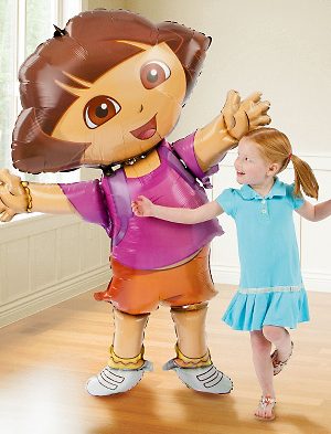 Balão Gigante de Ar Dora a Exploradora