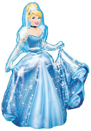 Balão Gigante de Ar Princesa Cinderela