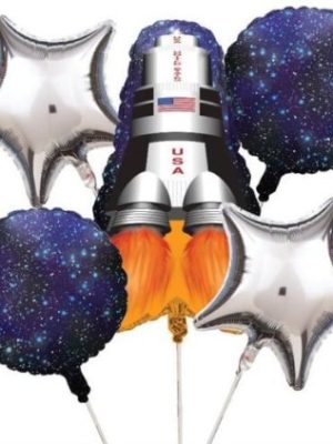 Balão Nave Espacial de Astronauta Infantil Luxo