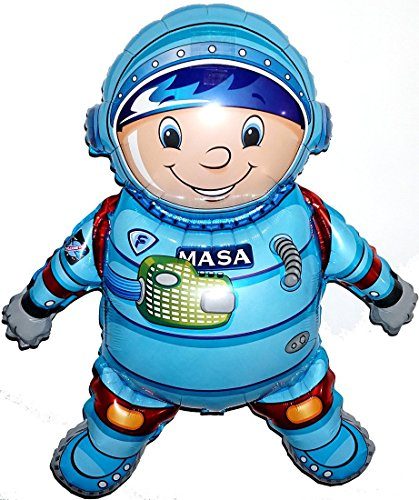 Balão Naves Espacial Astronauta e Estrelas Luxo Balão Naves Espacial Astronauta e Estrelas Luxo