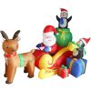Decoração Natal Papai Noel Inflável