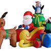Decoração Natal Papai Noel Inflável