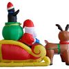 Decoração Natal Papai Noel Inflável