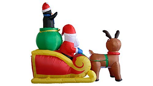 Decoração Natal Papai Noel Inflável