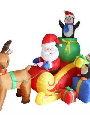 Decoração Natal Papai Noel Inflável