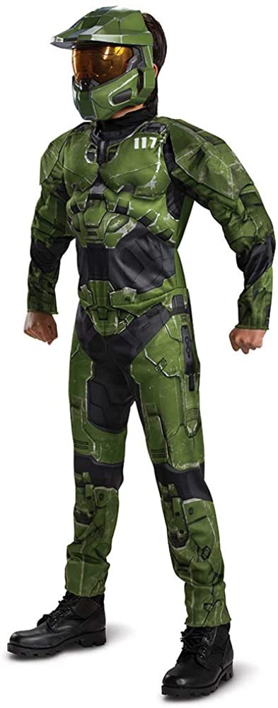Fantasia Halo 3 Master Chief Luxo Infantil Fantasia Halo 3 Master Chief Luxo Infantil