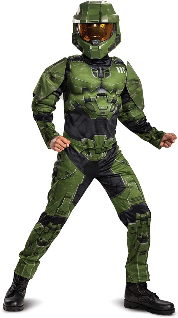 Fantasia Halo 3 Master Chief Luxo Infantil Fantasia Halo 3 Master Chief Luxo Infantil
