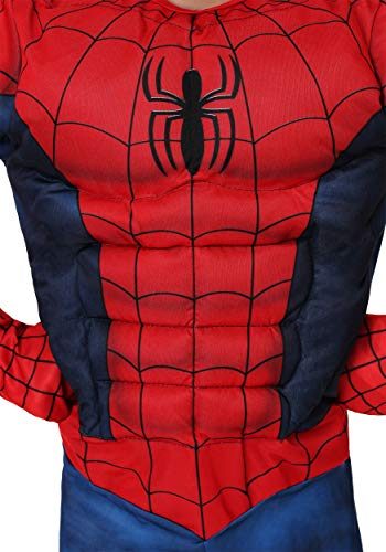Fantasia Homem Aranha Infantil com Músculos Luxo Fantasia Homem Aranha Infantil com Músculos Luxo