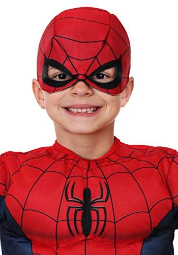 Fantasia Homem Aranha Infantil com Músculos Luxo Fantasia Homem Aranha Infantil com Músculos Luxo