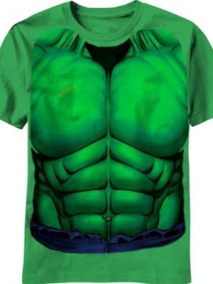 Camiseta do Incrível Hulk Adulto Camiseta do Incrível Hulk Adulto